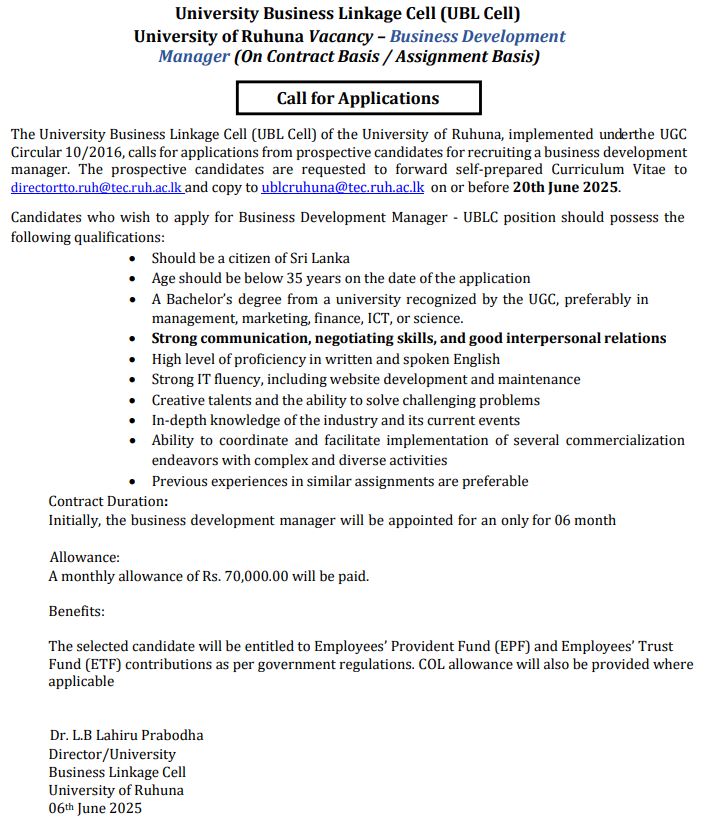 BusinessDevelopmentManager